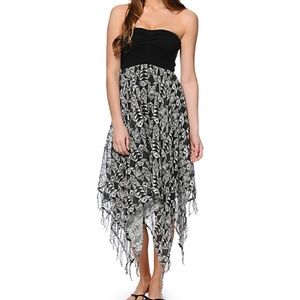 Billabong Enchanted Dayz strapless dress